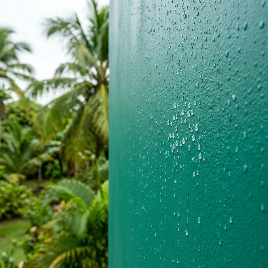 Pintura resistente a humedad en fachada Honduras - Pinturas y Más